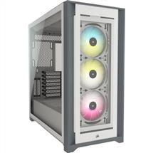 PC | Corsair iCUE 5000X RGB, Midi Tower, PC, White, ATX, EATX, ITX, micro