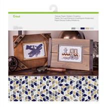 Cricut Deluxe Paper Modern Graphics Art paper 10 sheets