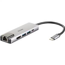 Aluminium, Black | DLink DUBM520 laptop dock/port replicator Wired Thunderbolt 3