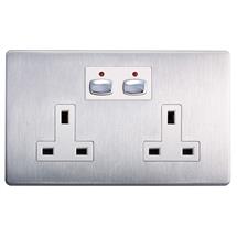 Smart Home | EnerGenie MIHO023 socket-outlet Stainless steel | In Stock