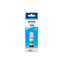 Epson 106 EcoTank Cyan ink bottle | In Stock | Quzo UK