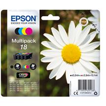 Epson Multipack 4-colours 18 Claria Home Ink | Epson Daisy Multipack 4colours 18 Claria Home Ink, Standard Yield,