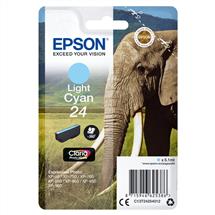 Epson Singlepack Light Cyan 24 Claria Photo HD Ink | Epson Elephant Singlepack Light Cyan 24 Claria Photo HD Ink