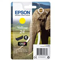 Epson Elephant Singlepack Yellow 24 Claria Photo HD Ink. Colour ink