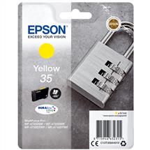 Epson Padlock Singlepack Yellow 35 DURABrite Ultra Ink. Colour ink
