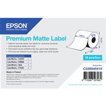 Printer Labels | Epson Premium Matte Label  Continuous Roll: 102mm x 35m, Matte, 163