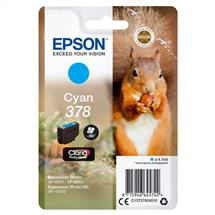 Epson Squirrel Singlepack Cyan 378 Claria Photo HD Ink. Cartridge