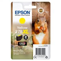 Epson Squirrel Singlepack Yellow 378XL Claria Photo HD Ink. Colour ink