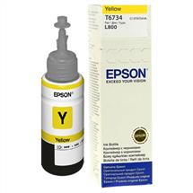 Epson T6734 Yellow ink bottle 70ml | In Stock | Quzo UK