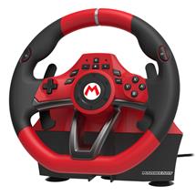 Hori Steering Wheel | Hori Mario Kart Racing Wheel Pro Deluxe Black, Red USB Steering wheel