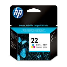 HP 22 Tricolor Original Ink Cartridge. Colour ink type: Dyebased ink,