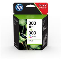 HP 303 2-pack Black/Tri-color Original Ink Cartridges | HP 303 2pack Black/Tricolor Original Ink Cartridges, Standard Yield,