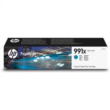 HP 991X High Yield Cyan Original PageWide Cartridge. Colour ink type: