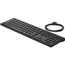 Wired Desktop 320K Keyboard | HP Wired Desktop 320K Keyboard. Keyboard form factor: Fullsize (100%).