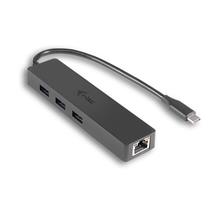 I-Tec Drive Bay Panels | i-tec Advance USB-C Slim Passive HUB 3 Port + Gigabit Ethernet Adapter