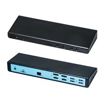 Grey, Turquoise | itec USB 3.0 / USBC / Thunderbolt 3 Dual Display Docking Station +
