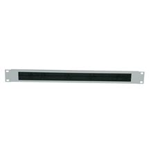 Rack Accessories | Intellinet 19" Cable Entry Panel, 1U, with Brush Insert, Grey
