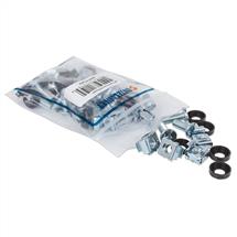 Mounting Kits | Intellinet Cage Nut Set (20 Pack), M6 Nuts, Bolts and Washers,