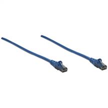 Intellinet Network Patch Cable, Cat6, 10m, Blue, CCA, U/UTP, PVC,