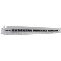 Patch Panels | Intellinet Patch Panel, Cat6, FTP, 24Port, 1U, Shielded, 90° TopEntry