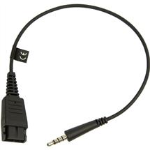 Cable Gender Changers | Jabra 88000099. Connector 1: QD, Connector 2: 3.5 mm. Product colour: