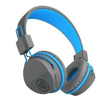 JLAB AUDIO Jbuddies Studio | JLab JBuddies Kids Wireless Headphones  Grey/ Blue. Product type: