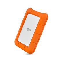 LaCie 1 TB Rugged USB-C External Hard Drive, Orange