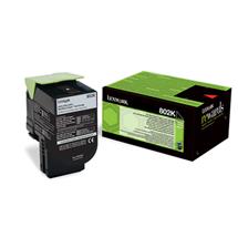 Lexmark 802K. Black toner page yield: 1000 pages, Printing colours: