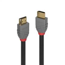 Black, Gray | Lindy 1m High Speed HDMI Cable, Anthra Line | In Stock
