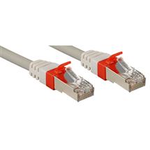 Lindy 0.3m Cat.6A S/FTP LSZH Network Cable, Grey | Quzo UK