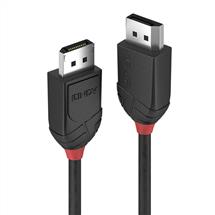 Audio Cables | Lindy 1.5m DisplayPort 1.2 Cable, Black Line | In Stock