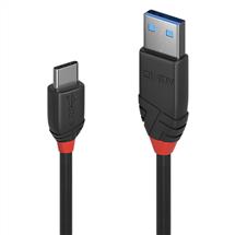 Lindy 1.5m USB 3.2 Type A to C Cable, 10Gbps, Black Line, 1.5 m, USB