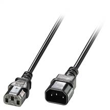 Lindy 1m IEC Extension Cable, Black | In Stock | Quzo UK