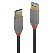 Usb Cable | Lindy 1m USB 3.2 Type A Cable, 5Gbps, Anthra Line | In Stock