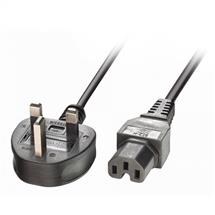 Lindy  | Lindy 2m Mains UK 3 Pin Plug to Hot Conditioned IEC C15 Power Cable –