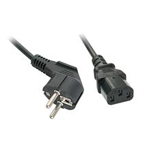 Lindy 2m Schuko angled to C13 Mains Cable | Quzo UK
