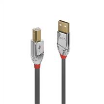 Lindy 2m USB 2.0 Type A to B Cable, Cromo Line. Cable length: 2 m.