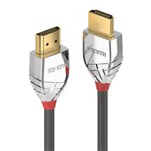 Grey, Silver | Lindy 5m High Speed HDMI Cable, Cromo Line | In Stock