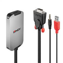 Lindy VGA to DisplayPort 1.2 Converter | Quzo UK