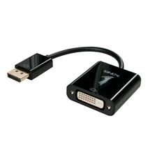 Lindy DisplayPort to DVID Converter, Active. Product colour: Black,