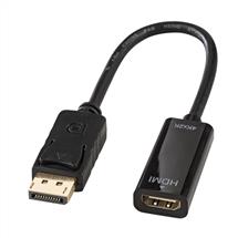 Lindy DisplayPort 1.2 to HDMI 1.4 Converter, 0.15 m, DisplayPort,