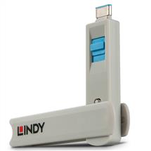 Lindy USB Type C Port Blocker Key  Pack of 4 Blockers, Blue. Product