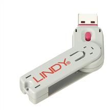 Lindy USB Type A Port Blocker Key, pink. Product type: Port blocker