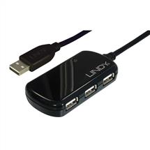 Lindy 8m USB 2.0 Active Extension Pro Hub. Data transfer rate: 480