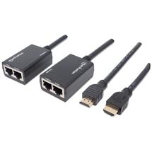 Manhattan  | Manhattan 1080p HDMI over Ethernet Extender with Integrated Cables,