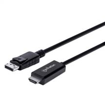 Manhattan DisplayPort 1.2 to HDMI Cable, 4K@60Hz, 3m, Male to Male, DP