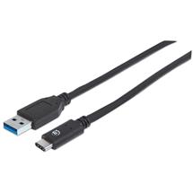 Manhattan Cables | Manhattan USBC to USBA Cable, 50cm, Male to Male, Black, 10 Gbps (USB