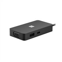 Graphics Adapters | Microsoft USBC Travel Hub Black, 3.2 Gen 2 (3.1 Gen 2), USB TypeA, USB
