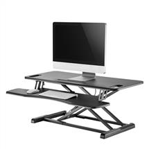 Newstar sit-stand workstation | Neomounts sit-stand workstation | In Stock | Quzo UK