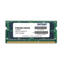 Patriot Memory 8GB PC312800. Component for: Laptop, Internal memory: 8